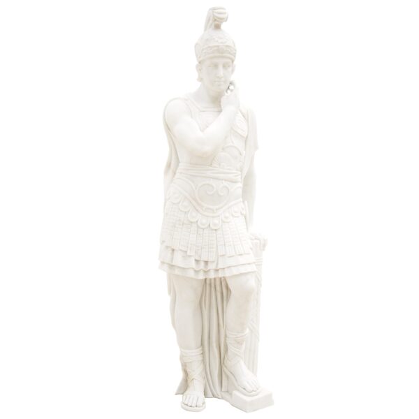 Life-Size Hand-Carved Marble Statues of Roman Warriors Human Statues